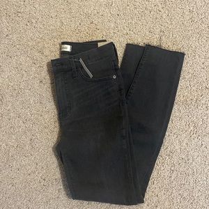 NWT Madewell 9” mid rise skinny black jeans size 27